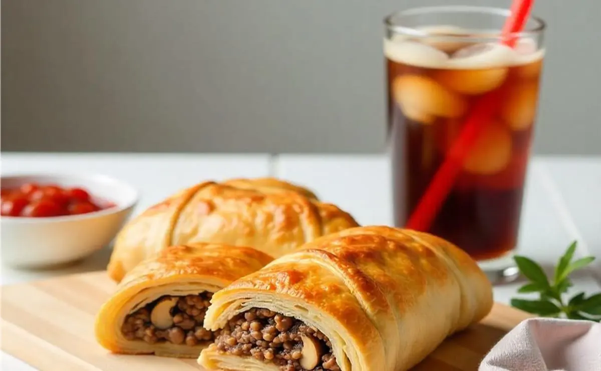 Meat and Cheese Strudel with Pizza Dough: Easy Savory Recipe