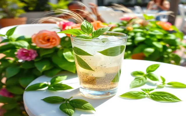 Basil Seed Syrup (Sharbat Tokhm-e Sharbati): A Cooling Summer Drink