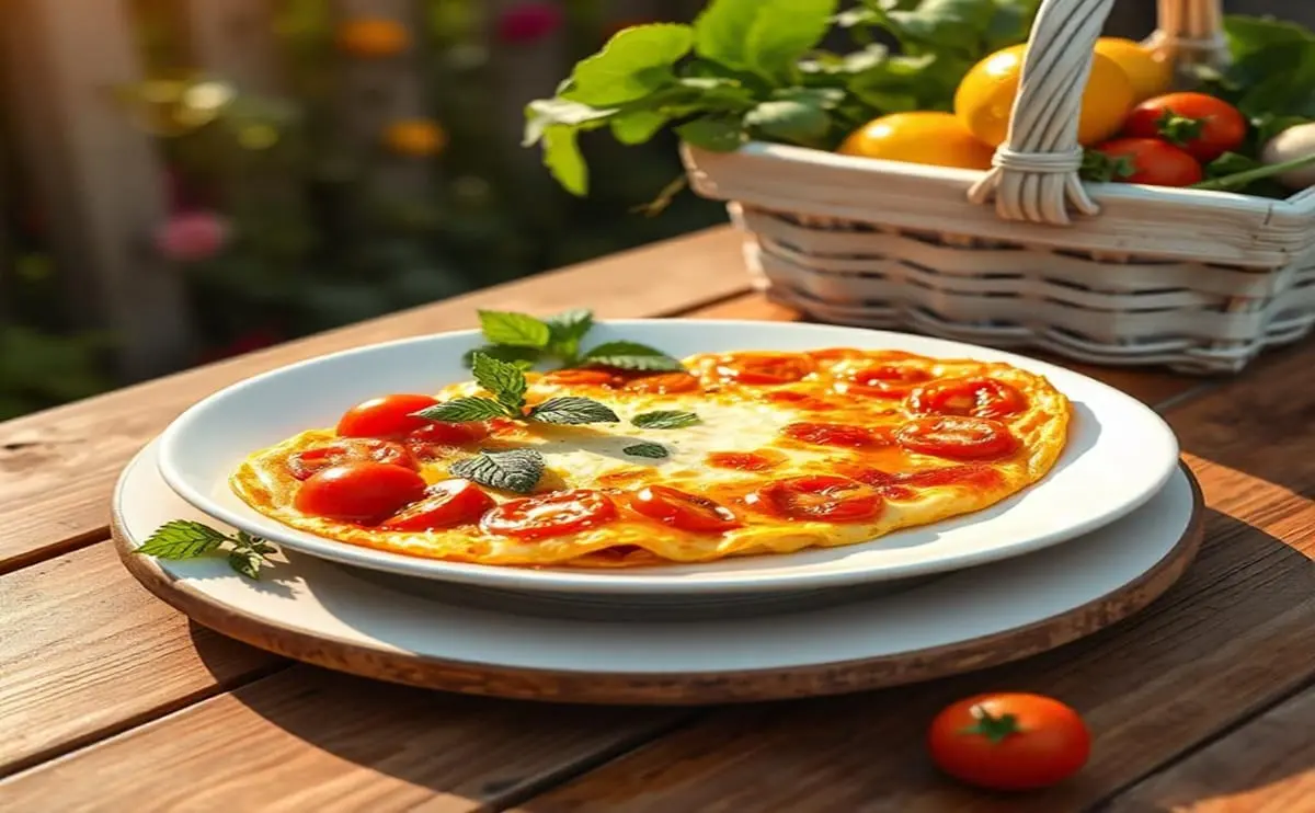 Tomato and Egg Omelette: A Quick, Healthy Breakfast