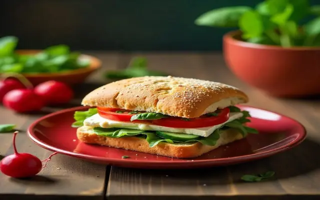 Cheese, Tomato & Cucumber Sandwich Recipe: Quick and Crisp