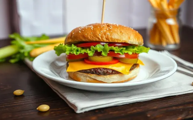 The Ultimate Homemade Burger Recipe – Juicy, Flavorful, and Ready in 35 Minutes!