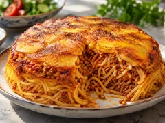 Middle Eastern Layered Spaghetti Recipe
