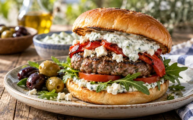 How to Make a Gourmet Mediterranean Burger: A Unique Taste Experience at Home