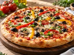 Healthy and Delicious Vegetable Pizza Recipe: A Mediterranean Classic for Everyone