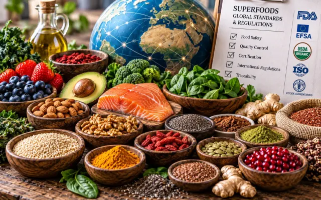 Superfoods Under Scrutiny: Global Standards, Regulations & Scientific Insights
