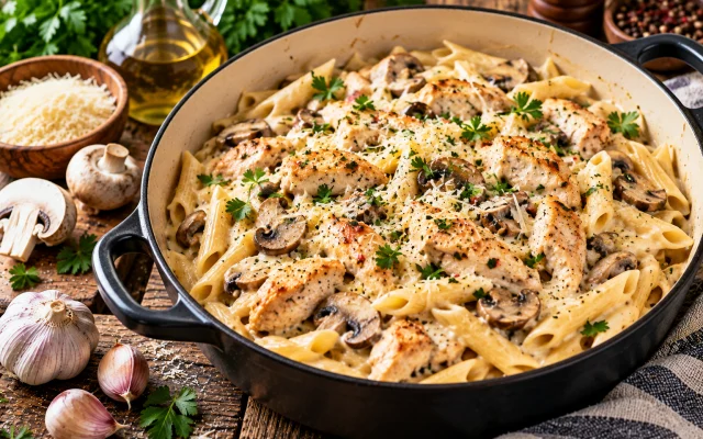 One-Pot Creamy Chicken Pasta | Quick & Easy Recipe + Pro Tips for an Unmatched Flavor!