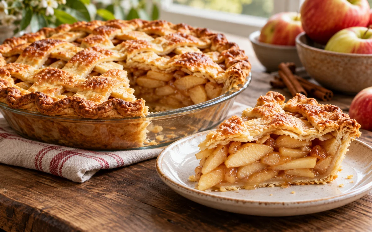 Enchanting Apple Pie: Classic American Dessert with Unforgettable Flavor!
