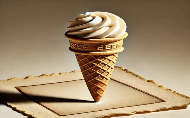 The Birth of Ice Cream Cone: A Historical Account