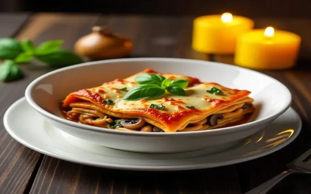 Professional Mushroom Lasagna at Home: Easy, Quick, and Incredibly Delicious!