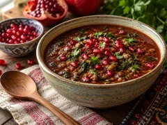 آش انار: آش ترش‌وشیرین ایرانی برای شب یلدا