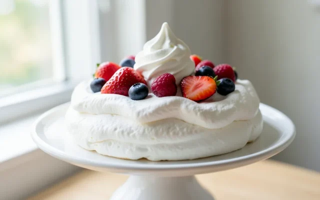 Australian Pavlova with Fresh Berries