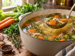 سوپ استخوان: دستور ساده و آنچه شواهد نشان می‌دهد