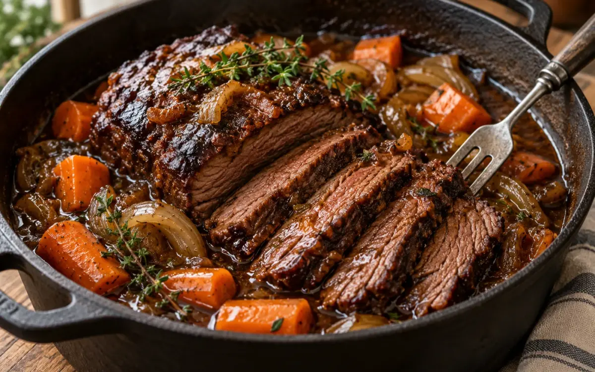 Braised Brisket for Hanukkah: Tender, Make-Ahead and Easy