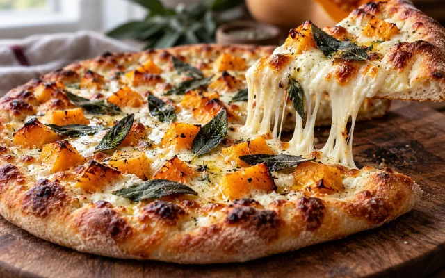 Butternut Squash and Sage White Pizza: A Cozy Autumn Dinner