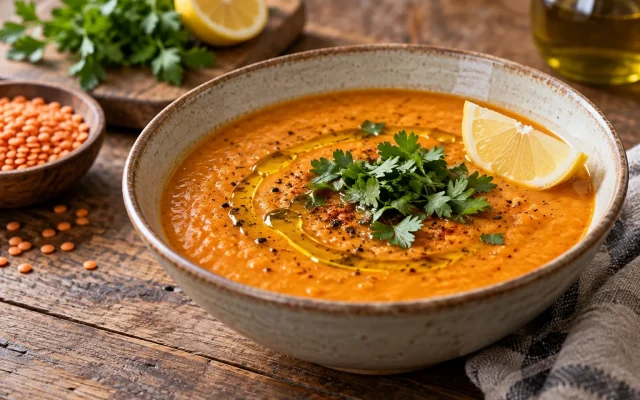 Red Lentil Soup with Lemon: Cozy, Creamy and Ready in 35 Minutes