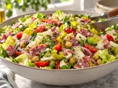 Chopped Italian Salad: The Viral Crunchy Salad with Salami and Chickpeas