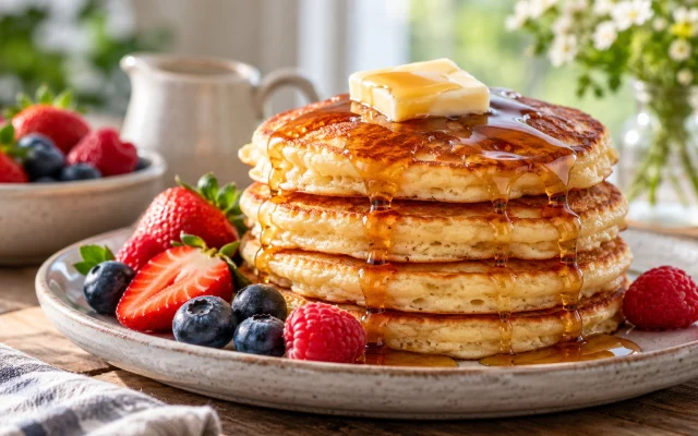 Fluffy Classic Pancakes Recipe – Perfect for Breakfast!