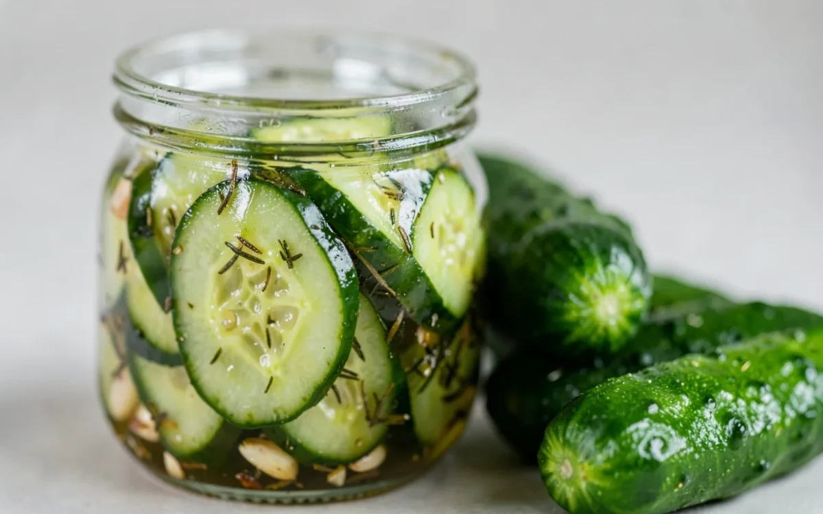 Quick Pickled Cucumbers: Crisp Pickles Ready in One Hour