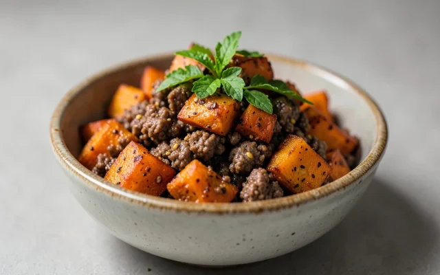Sweet Potato and Ground Beef Bowl: An Easy Weeknight Meal