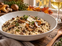 Creamy Mushroom Risotto: Easy Stovetop Method for Autumn