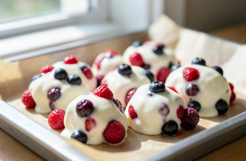 Frozen Yogurt Fruit Clusters: A Sweet Snack in 15 Minutes