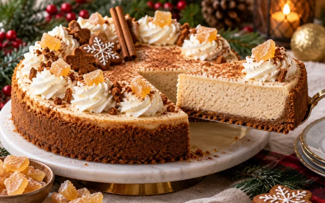 Gingerbread Cheesecake for Christmas: Spiced, Creamy, Make-Ahead