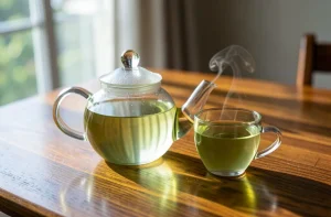 green tea cup