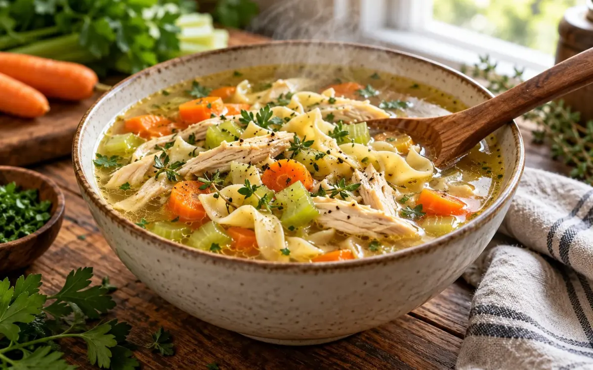 Homemade Chicken Noodle Soup: A Comforting Bowl for Cold Days