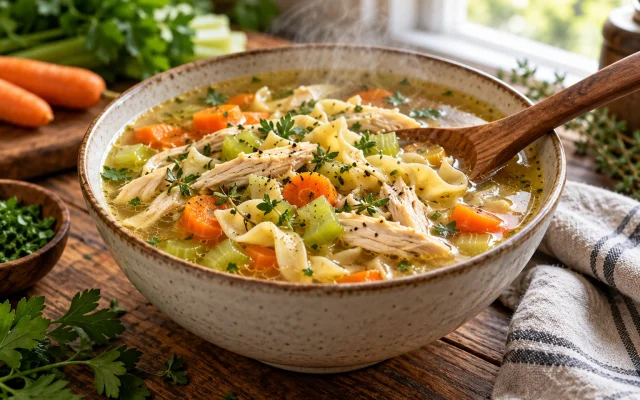 Homemade Chicken Noodle Soup: A Comforting Bowl for Cold Days