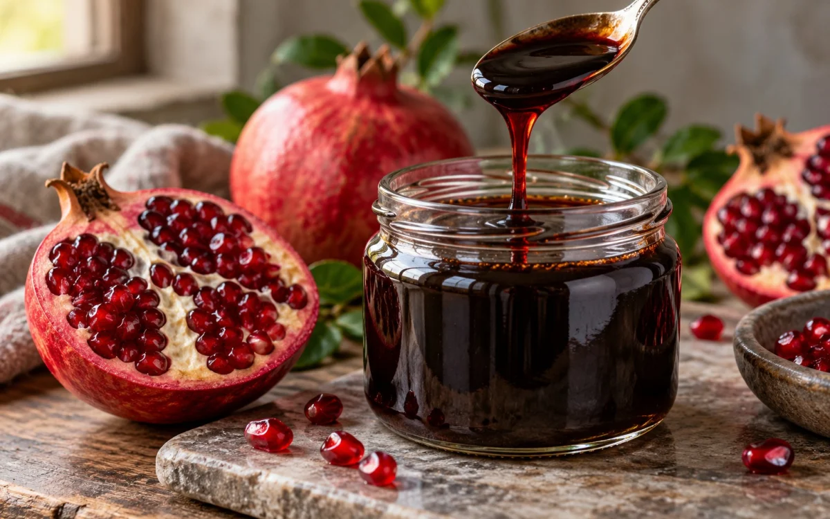 Homemade Pomegranate Molasses (Rob-e Anar) for Yalda Night