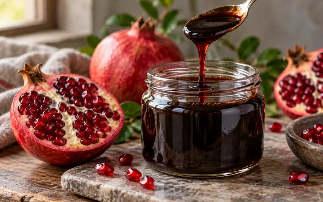 رب انار خانگی برای شب یلدا