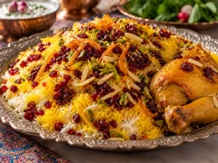 Jeweled Rice (Javaher Polo): Persian Celebration Rice for Yalda