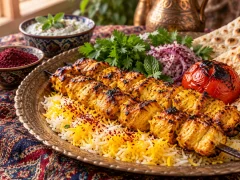 Joojeh Kebab (Persian Saffron Chicken Kebab)