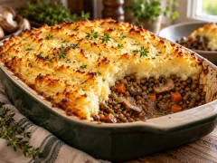 Lentil and Mushroom Shepherd’s Pie: Hearty Vegetarian Comfort