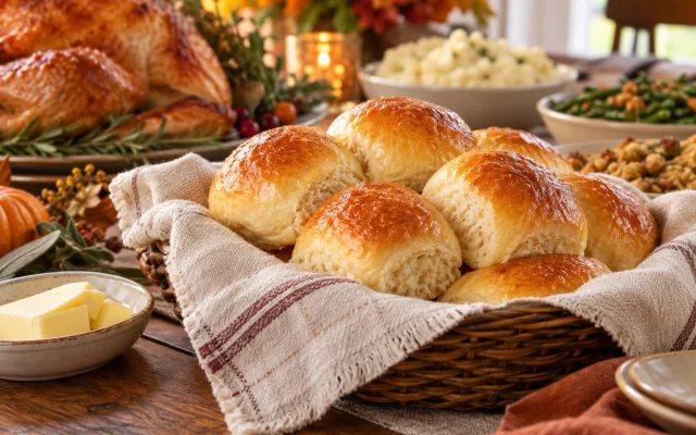 Make-Ahead Buttery Dinner Rolls for Thanksgiving