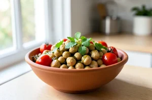 mediterranean plant bowl