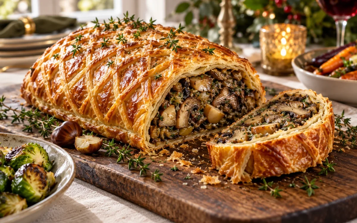 Mushroom Wellington: A Vegetarian Showstopper for Thanksgiving