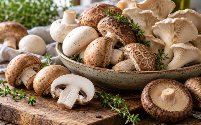 Health Benefits of Mushrooms: Nutrition, Types and Safe Cooking