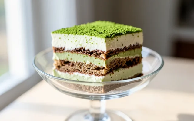 No-Bake Matcha Tiramisu