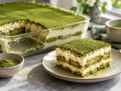 تیرامیسو ماچا بدون پخت