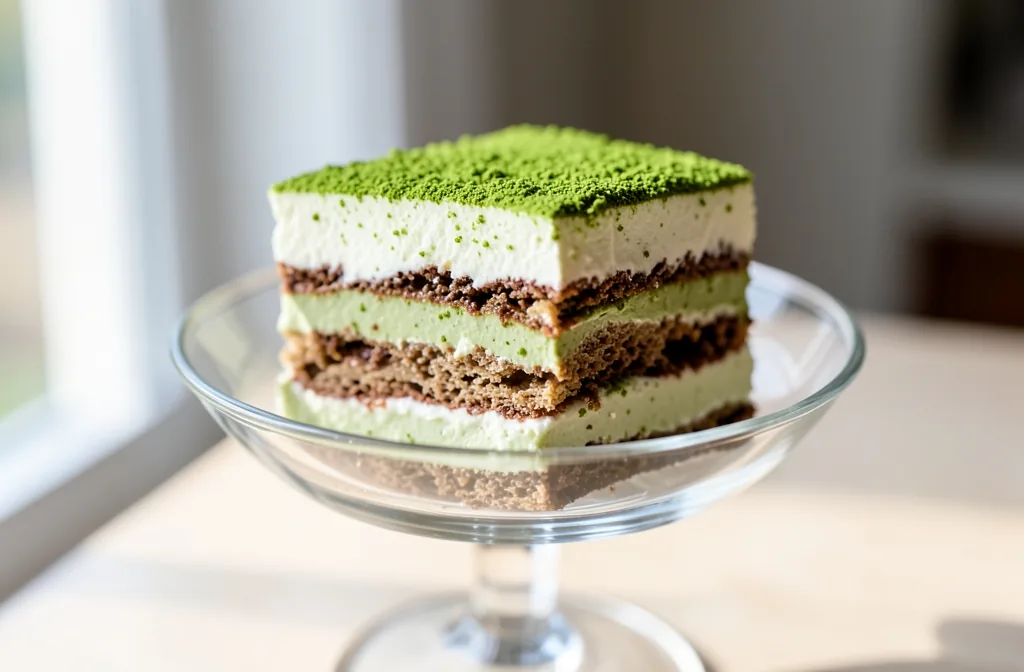No-Bake Matcha Tiramisu