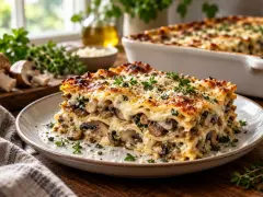 Professional Mushroom Lasagna at Home: Easy, Quick, and Incredibly Delicious!