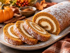 Pumpkin Roll for Thanksgiving: Cream Cheese Filling, No Cracks