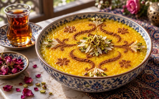 شلهزرد: دسر زعفرانی ایرانی برای شب یلدا