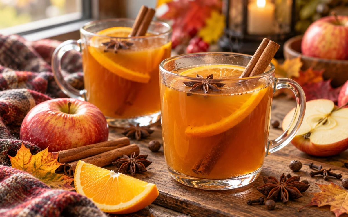 Slow-Simmered Spiced Apple Cider for Halloween and Thanksgiving