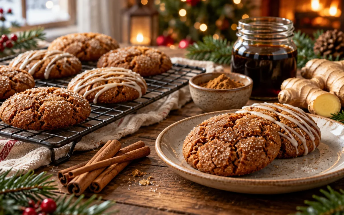 Soft Gingerbread Cookies for Christmas: Chewy, Spiced, Easy