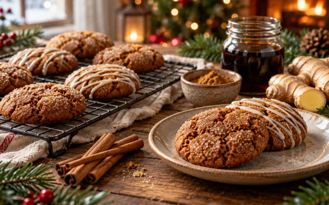 Soft Gingerbread Cookies for Christmas: Chewy, Spiced, Easy
