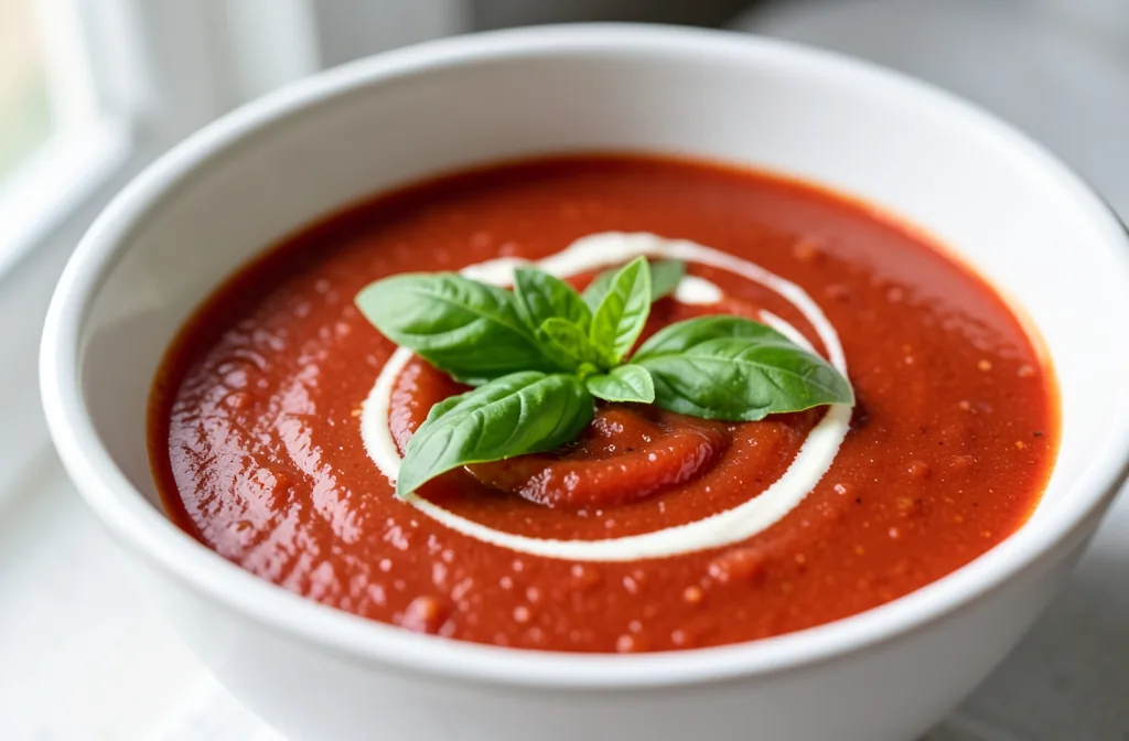 Tomato Soup with Fresh Tomatoes: A Simple Recipe for Cool Evenings