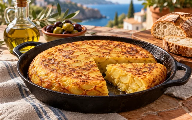 Tortilla Española: Spanish Potato Omelette, Juicy and Easy