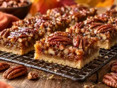 Pecan Pie Bars for Thanksgiving: Shortbread Crust, Easy to Slice